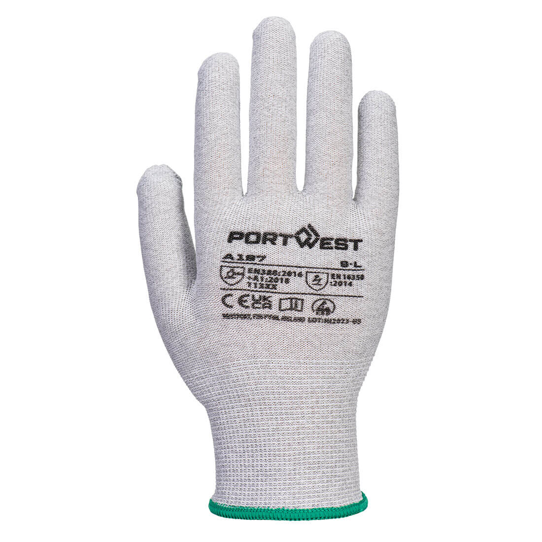 A197 - Antistatic Shell Glove Grey | ESD Protection Product on Jaywab Solutions
