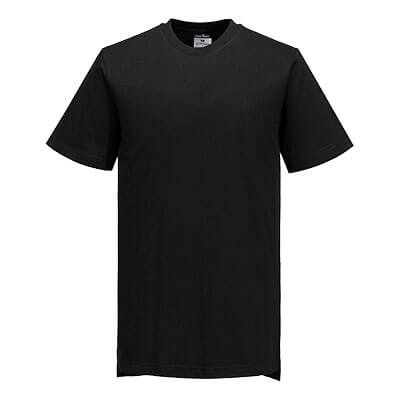 Cotton MeshAir Pro T-Shirt S/S Black on Jaywab Solutions